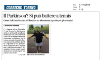 Corriere della sera Zullo,Parkinson, Tennis, Torino