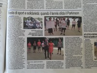 24 0re di Tennis Trofeo Dunlop - Educational Tennis Parkinson la stampa